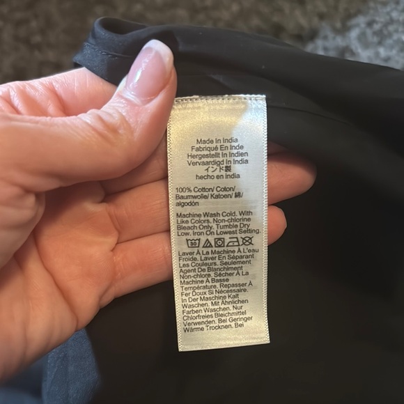 NWT J. Crew Delilah Black Dress in Cotton Poplin Size Large - Picture 13 of 13